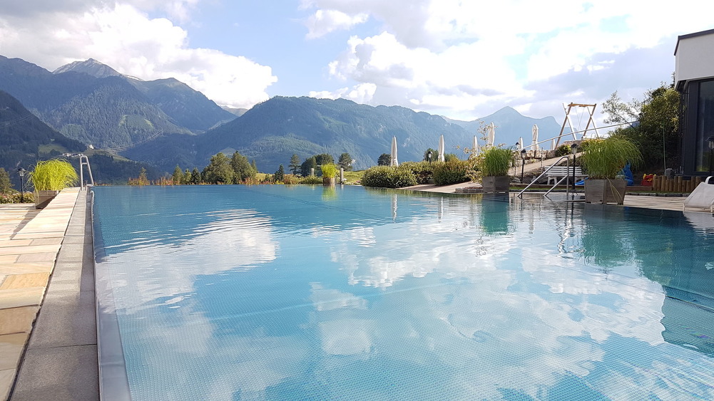 Panorama-Pool - Wellnesshotel Schalber Serfaus-Fiss-Ladis