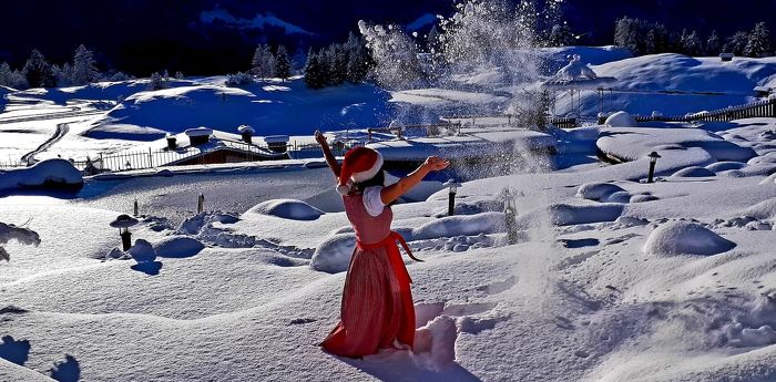 Winterbilder Serfaus-Fiss-Ladis Tirol Hotel Schaber