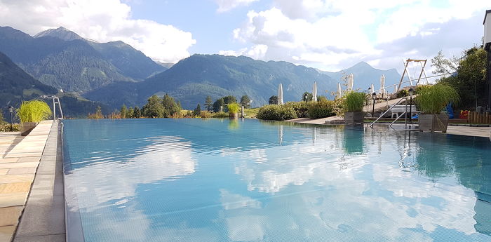 Panorama-Pool - Wellnesshotel Schalber Serfaus-Fiss-Ladis